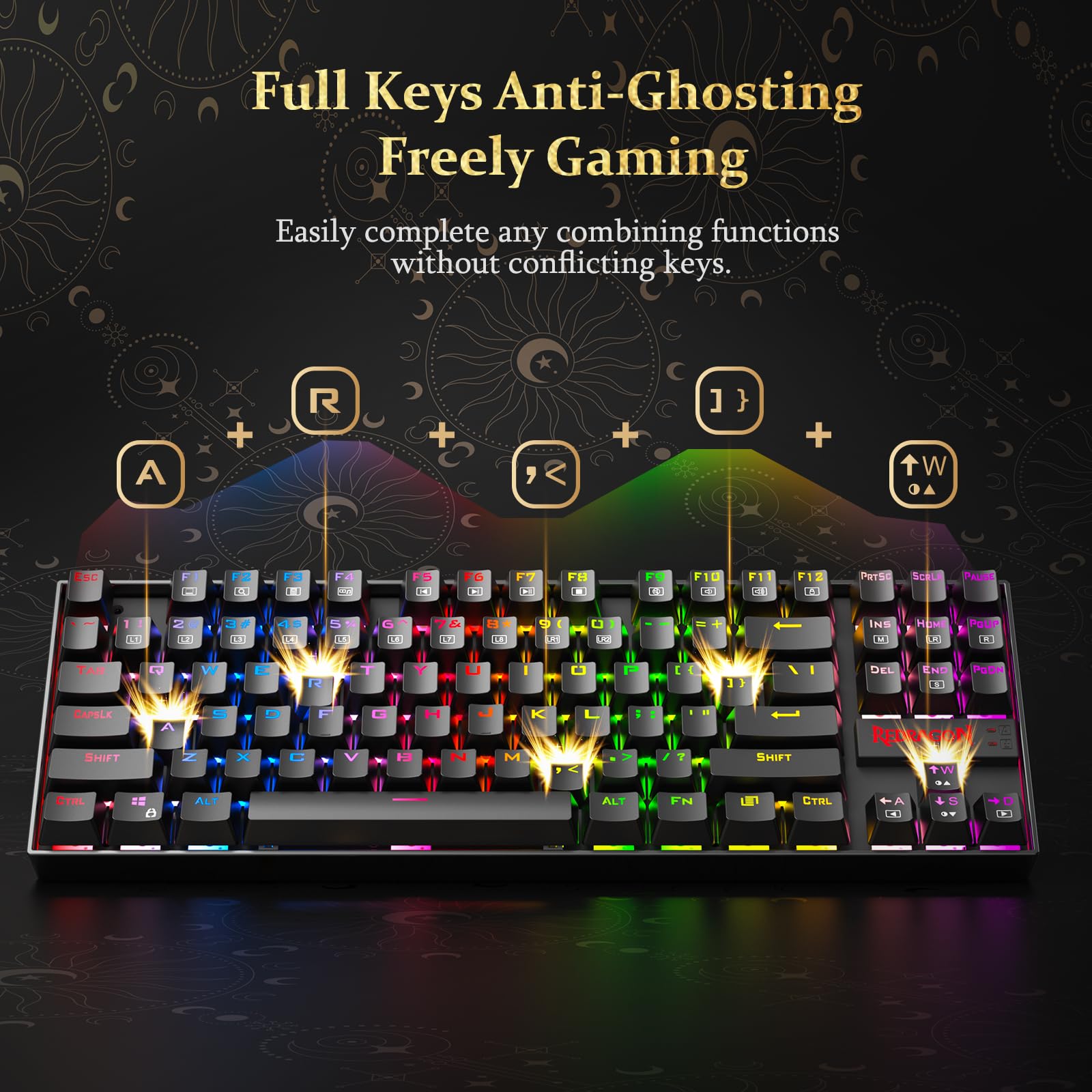 Redragon K552 Mechanical Gaming Keyboard with Red Switches