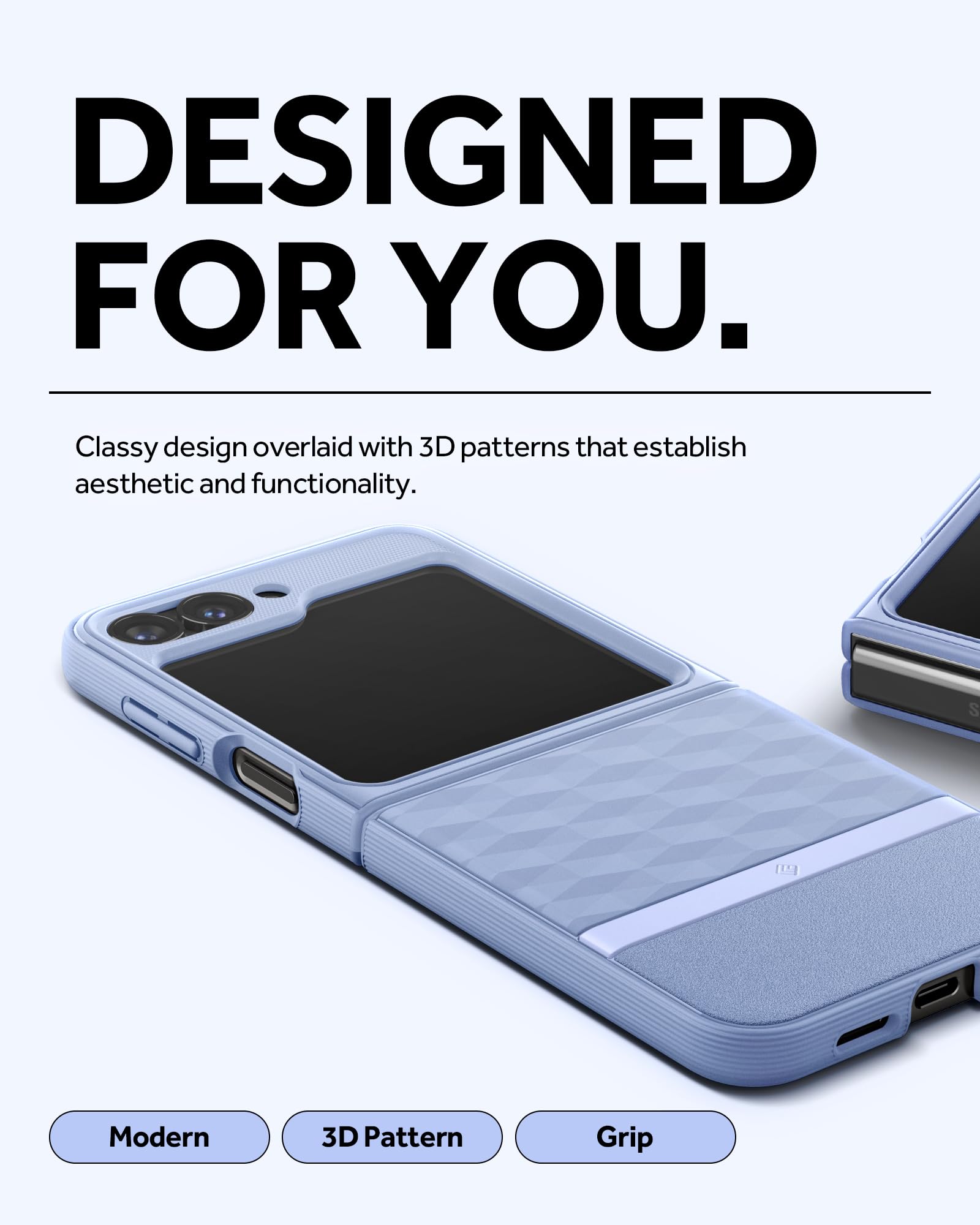 Caseology Parallax Ergonomic Protective Case for Galaxy Z Flip 6