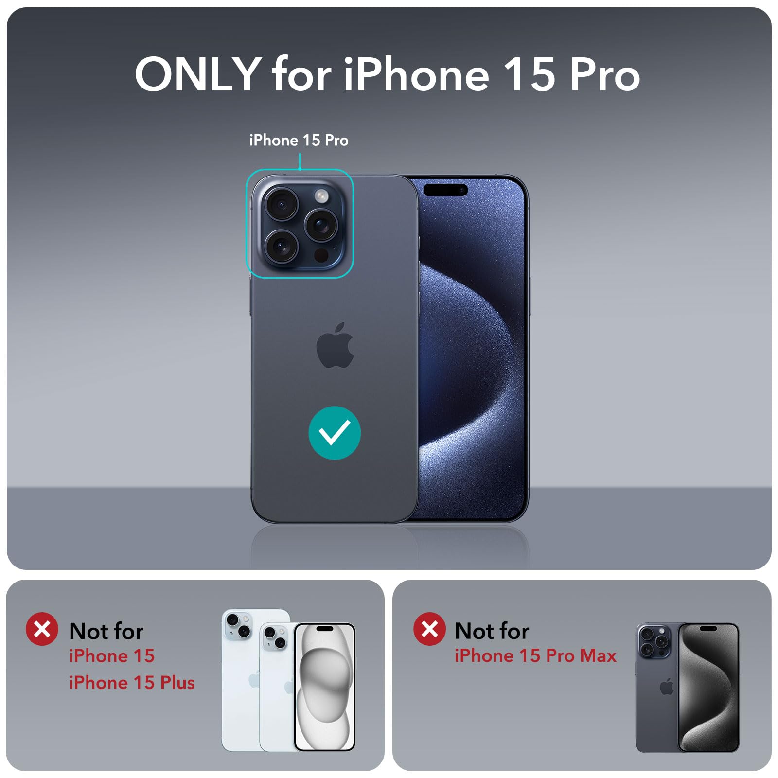 ESR iPhone 16 Pro Case with Military-Grade Protection