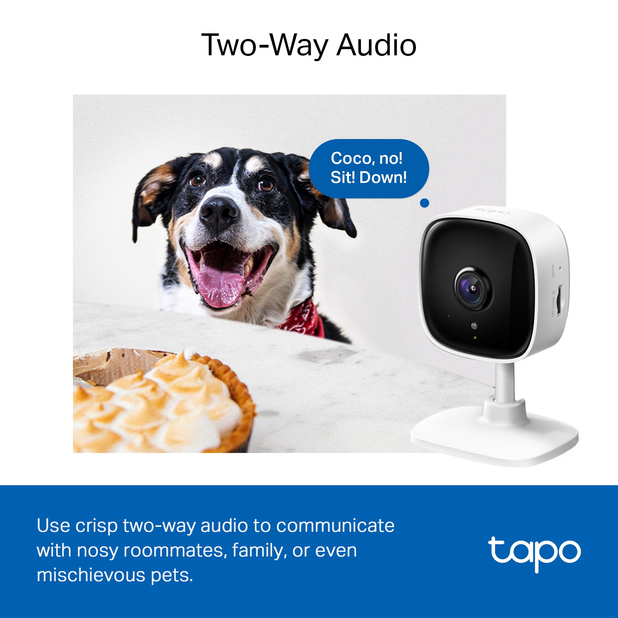 Tapo C100 1080P Indoor Security Camera with Night Vision