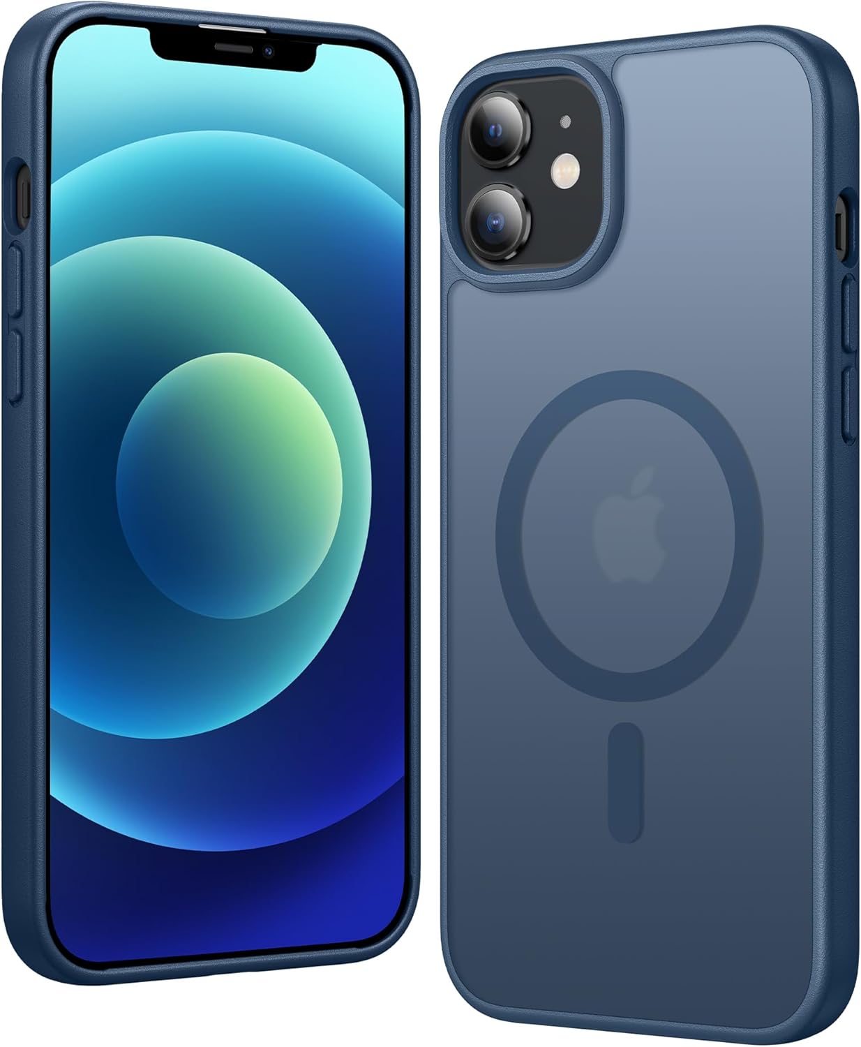 FNTCASE IPhone 16 Case Clear Magnetic MagSafe Screen Protector Drop Proof Rugged