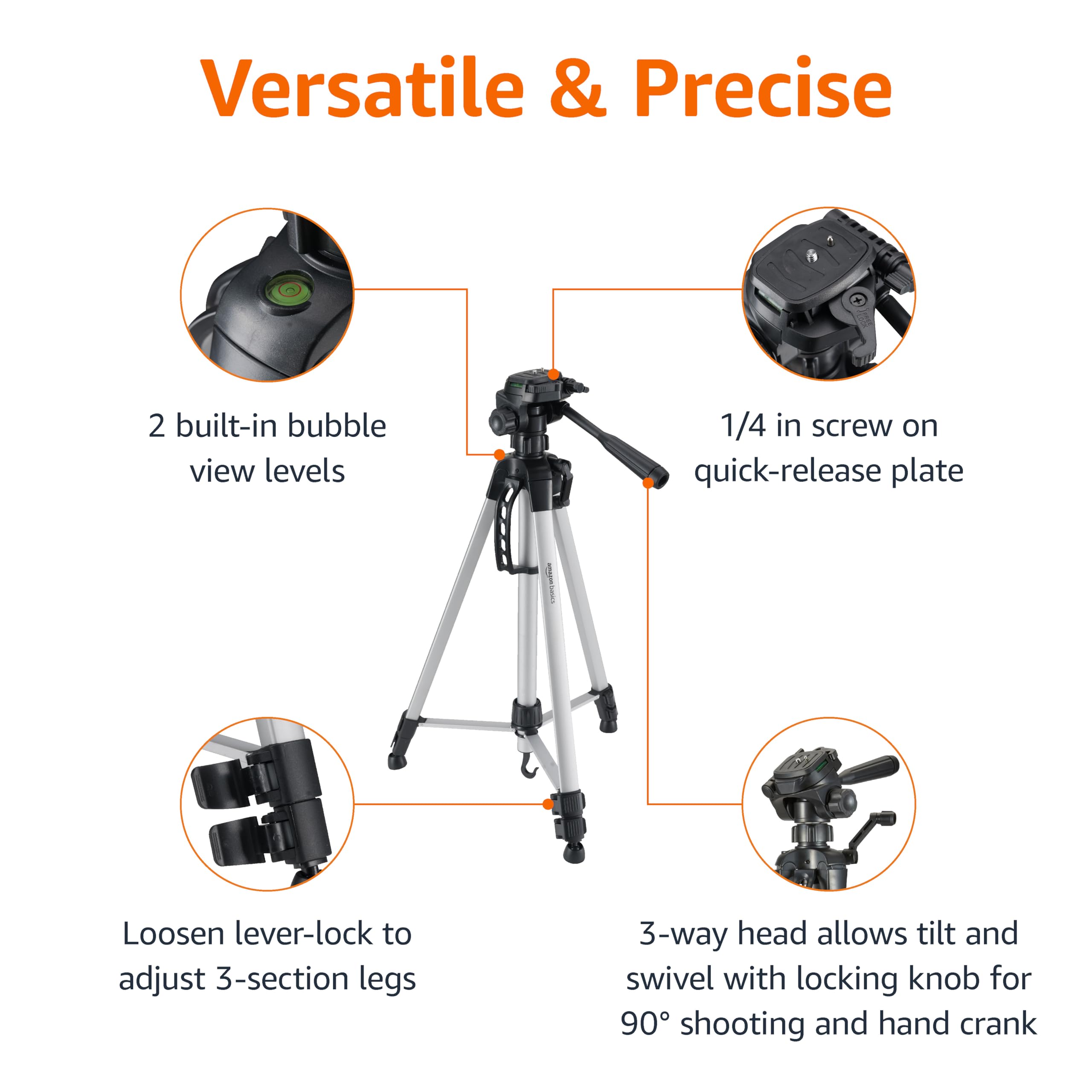 Lightweight Portable Tripod Stand for Travel Photography