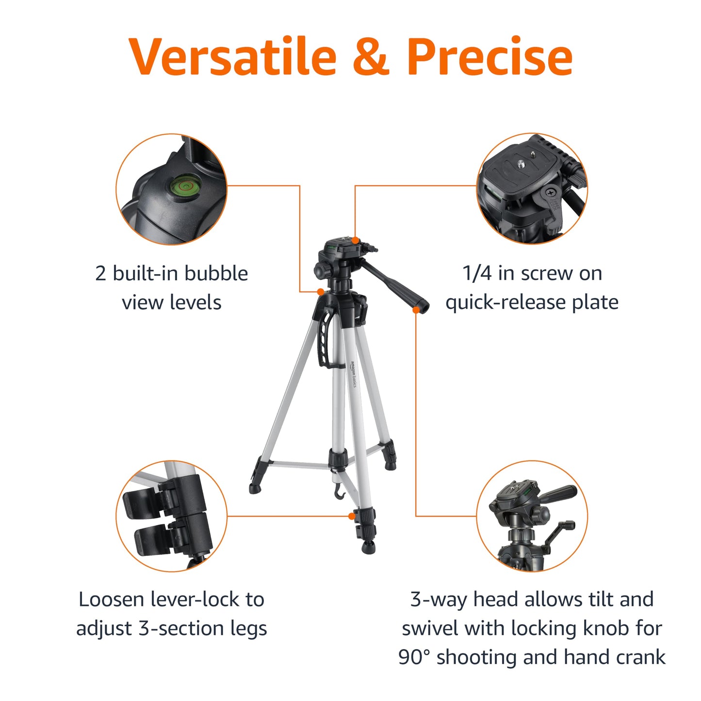 Lightweight Portable Tripod Stand for Travel Photography
