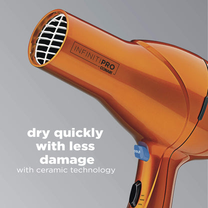 InfinitiPRO Hair Dryer With Diffuser For Faster Drying
