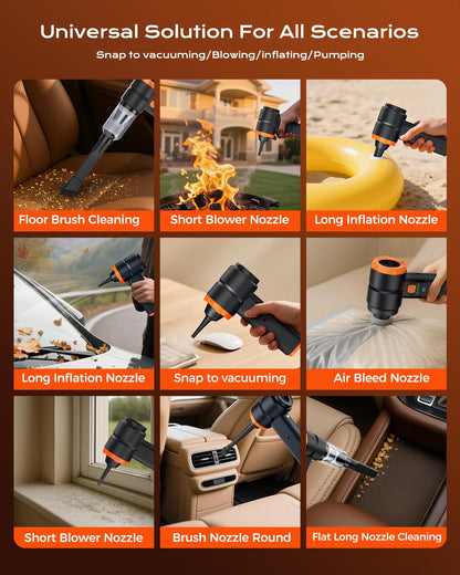 Portable Cordless Car Vacuum Handheld With 30000Pa Suction