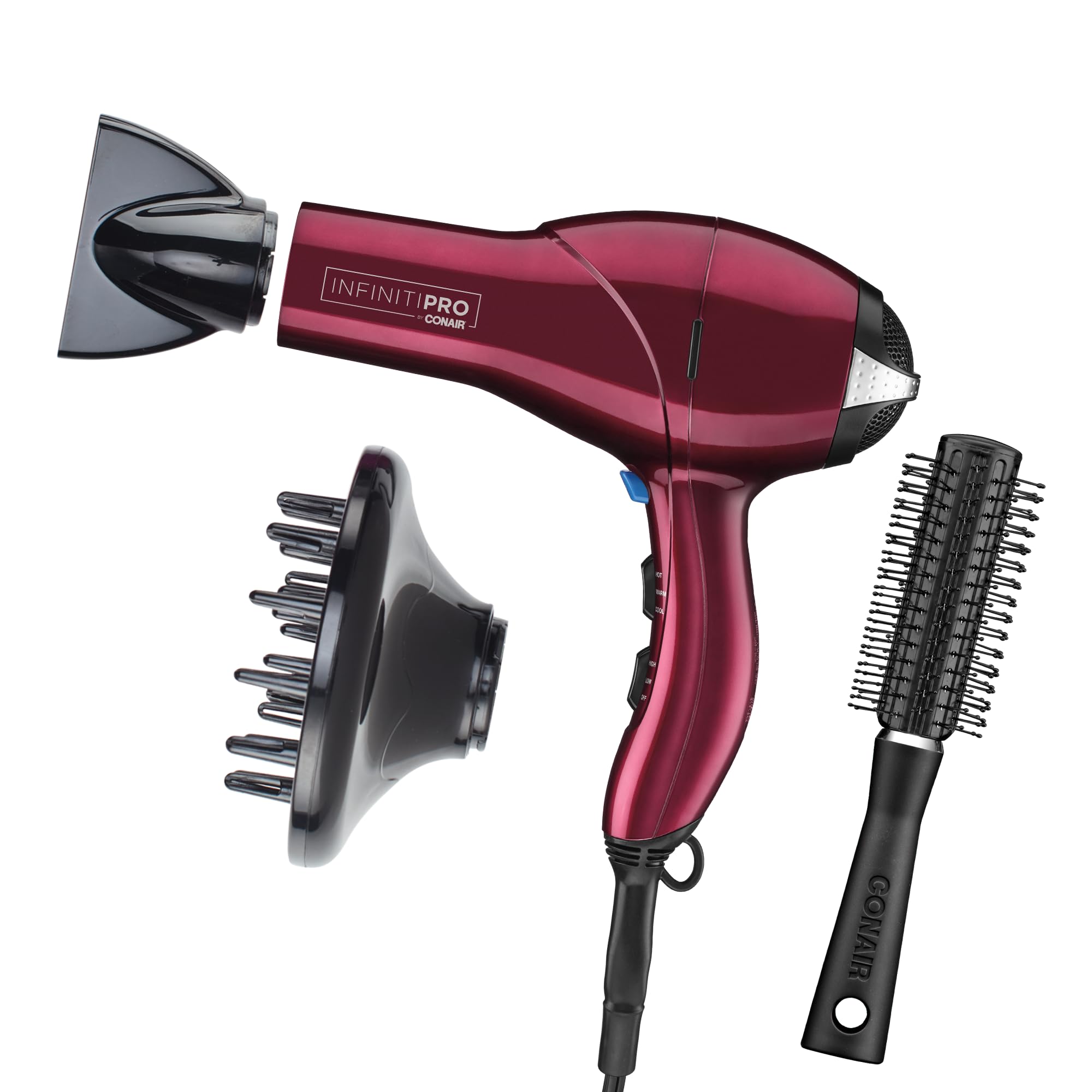 InfinitiPRO Hair Dryer With Diffuser For Faster Drying