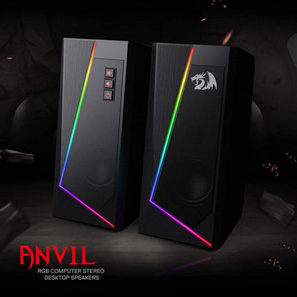 Redragon GS520 RGB Desktop Speakers with Enhanced Sound