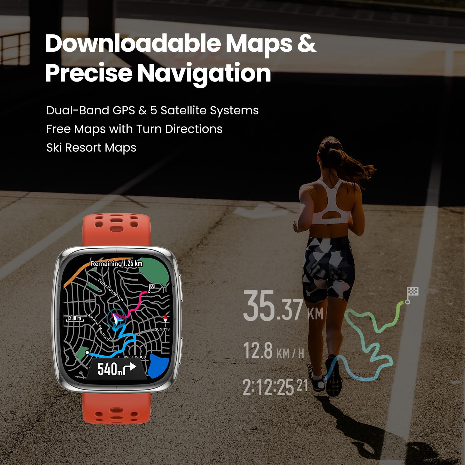 Amazfit Active 2 Smartwatch Fitness Tracker Long Battery