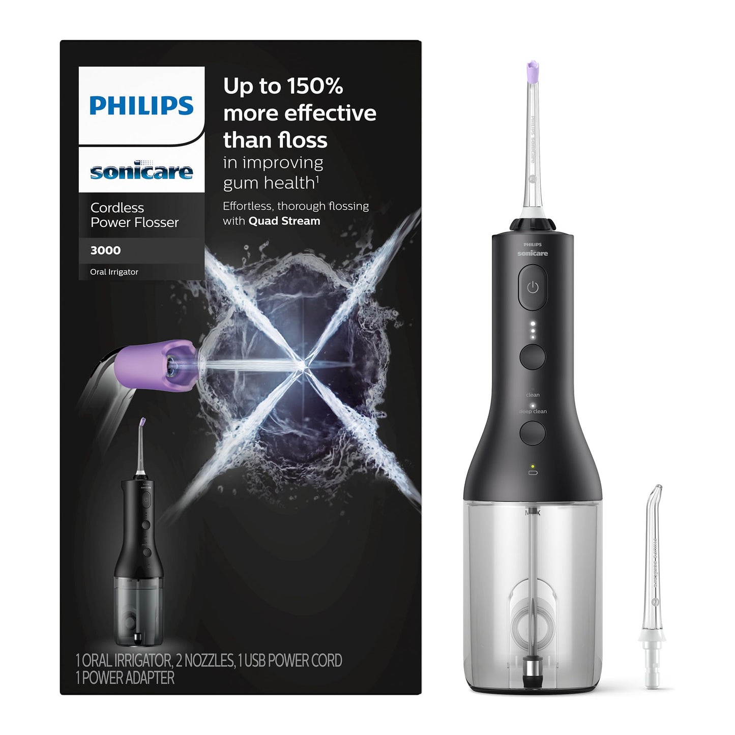 Philips Sonicare Cordless Power Flosser for Superior Gum Health