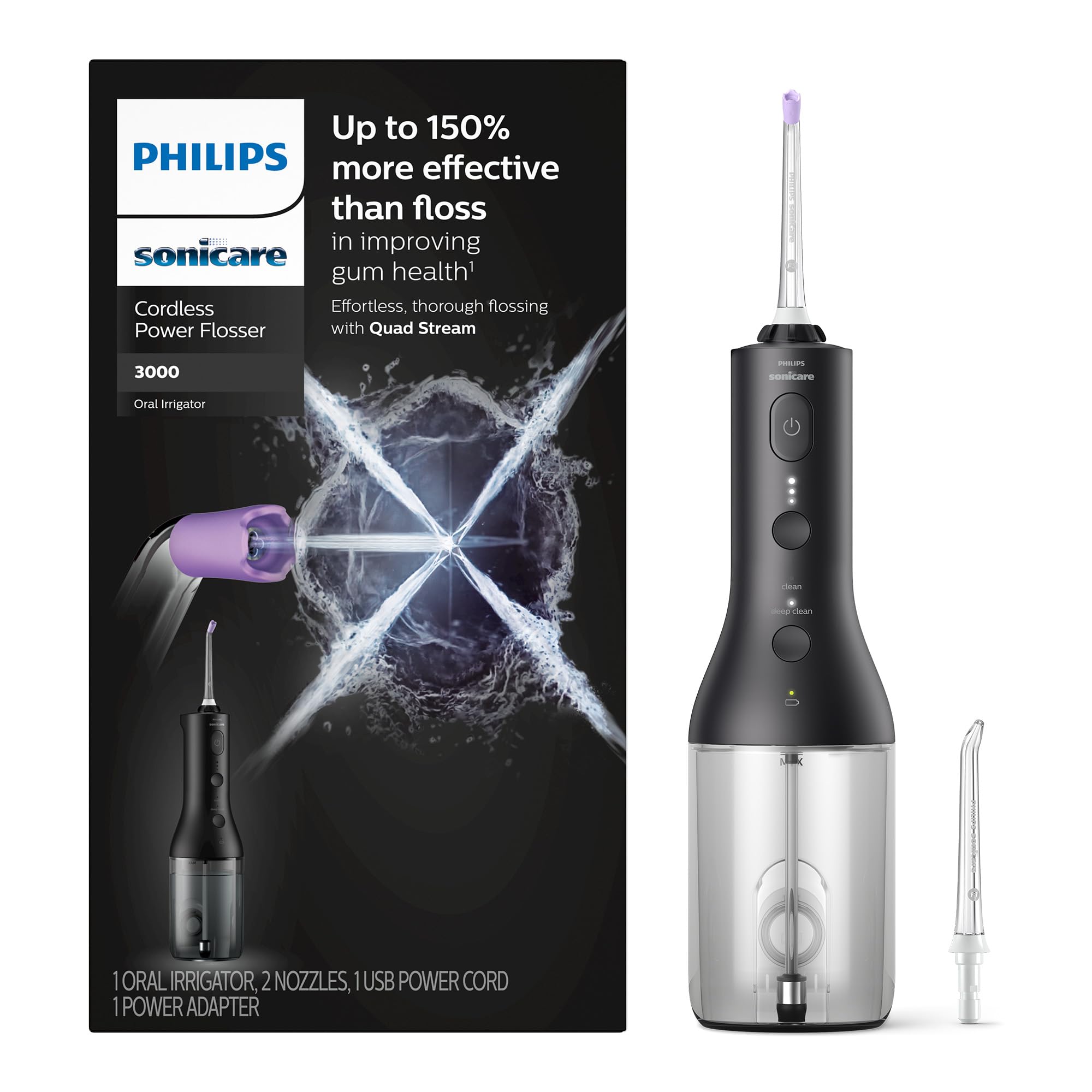 Philips Sonicare Cordless Power Flosser for Superior Gum Health