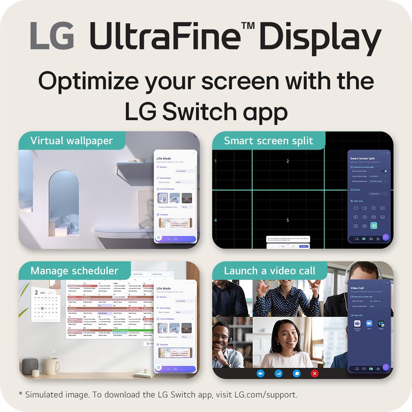 LG 27 Inch 4K UHD Monitor with Borderless Design