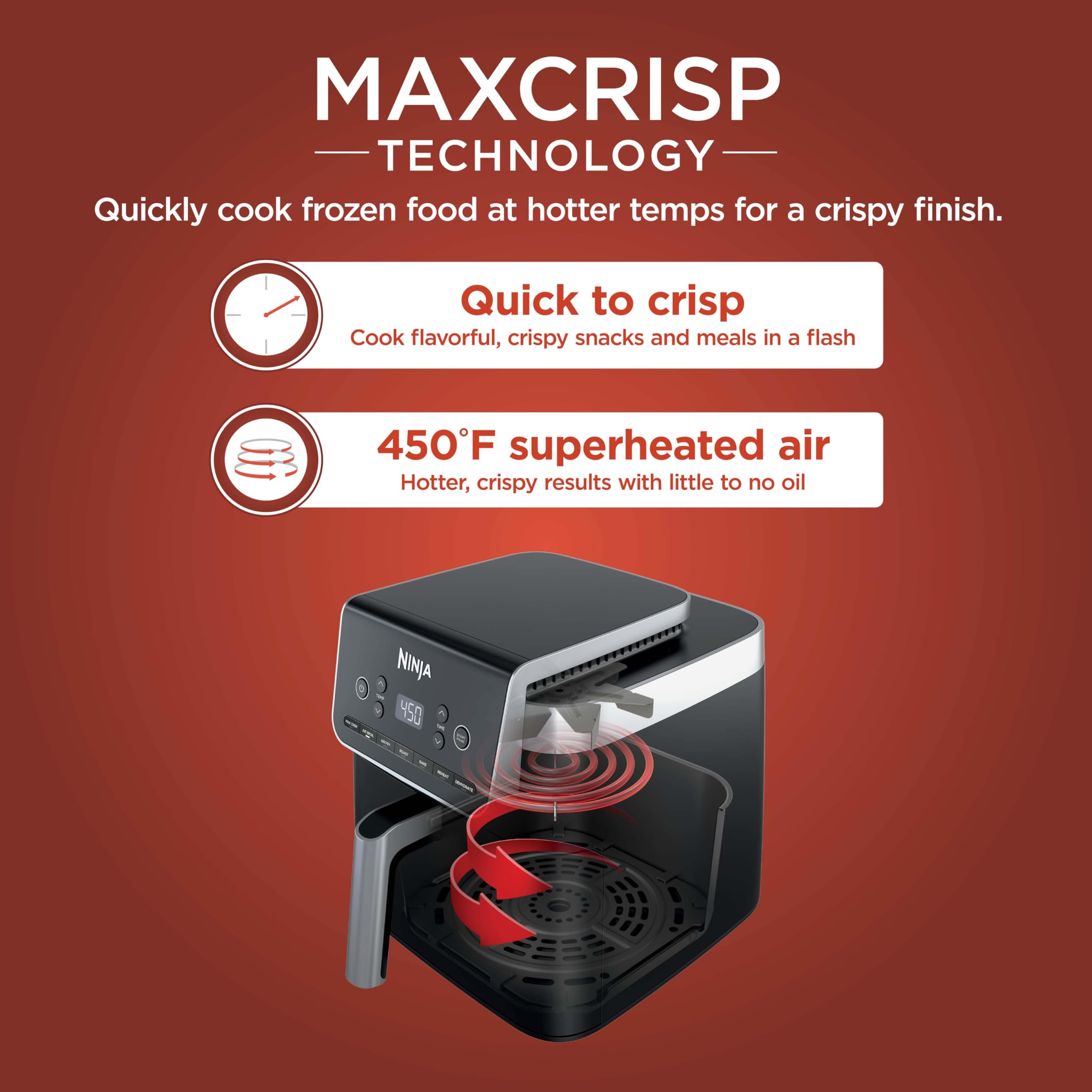Ninja Air Fryer Pro 4 in 1 with Healthy Crisping Technology