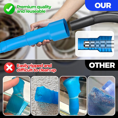 Holikme Dryer Vent Cleaning Kit Blue Lint Vacuum Attachment