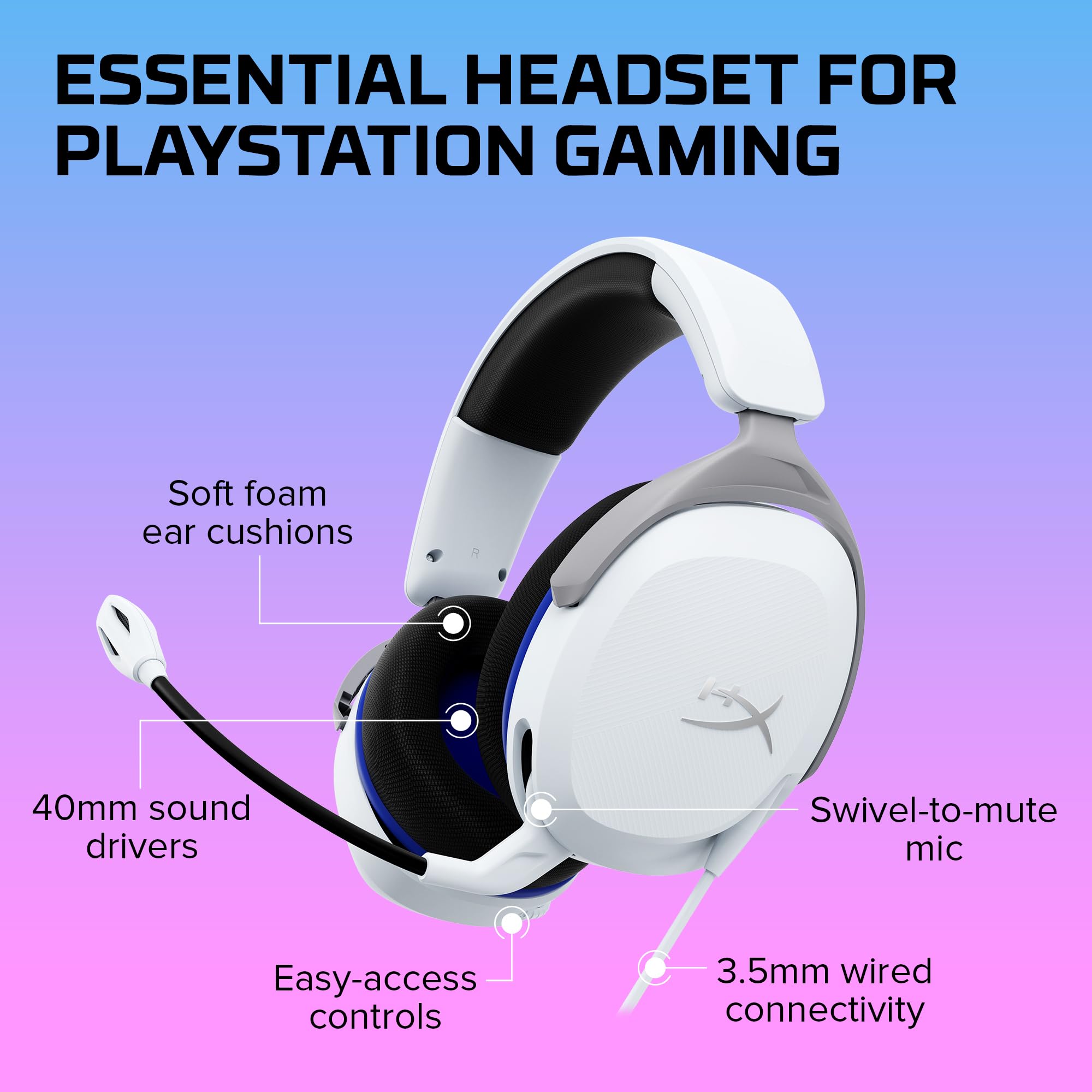 HyperX Cloud Stinger 2 Core Gaming Headset for PlayStation