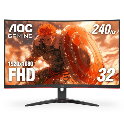 AOC 27 Inch Curved Gaming Monitor with 240Hz Refresh Rate