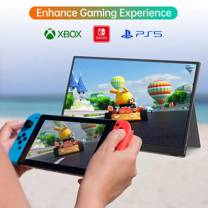 MNN 15.6 Inch Portable Monitor FHD 1080P IPS USB C HDMI
