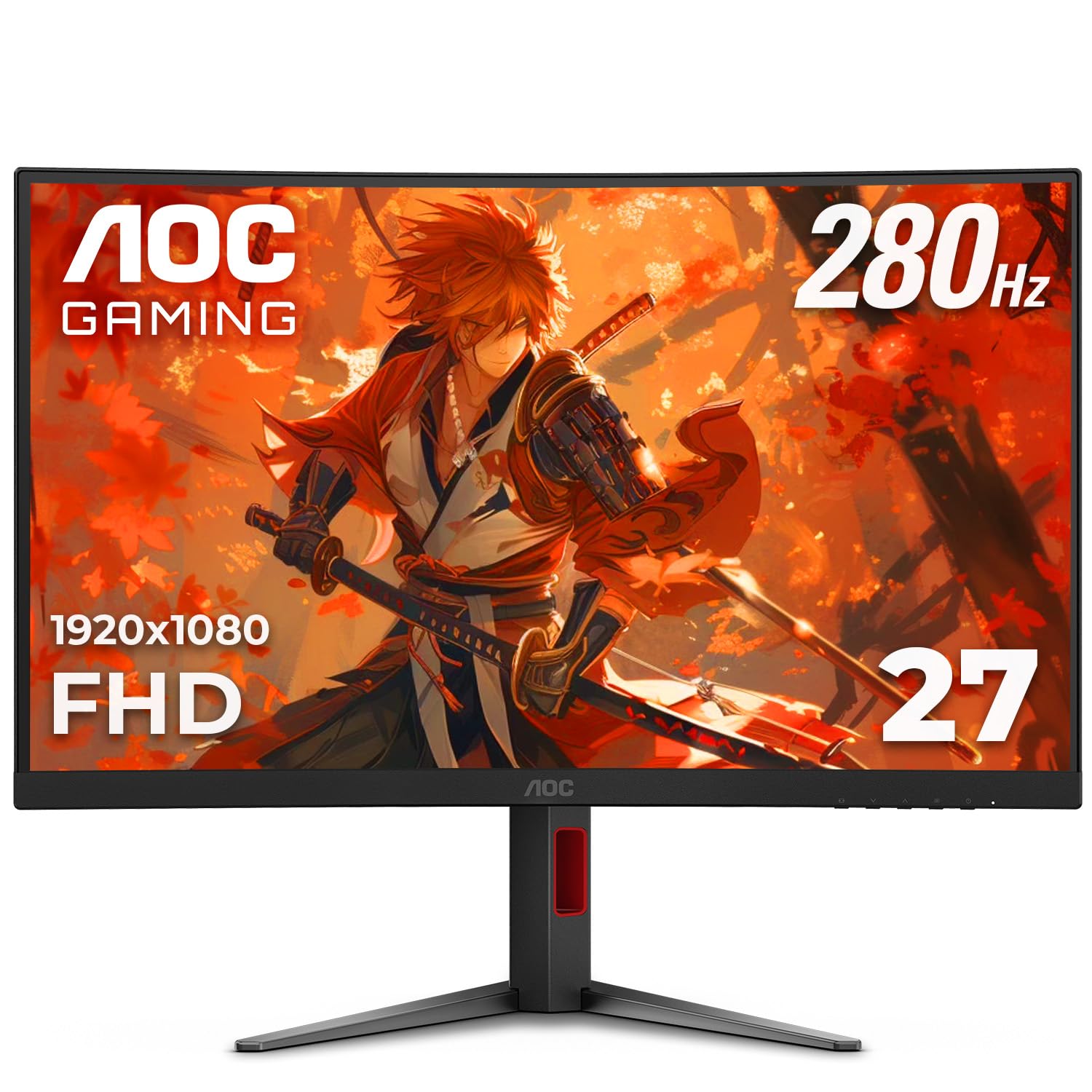 AOC 27 Inch Curved Gaming Monitor with 240Hz Refresh Rate
