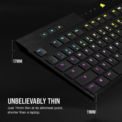 Corsair K100 RGB Gaming Keyboard with Hyper-Processing Technology