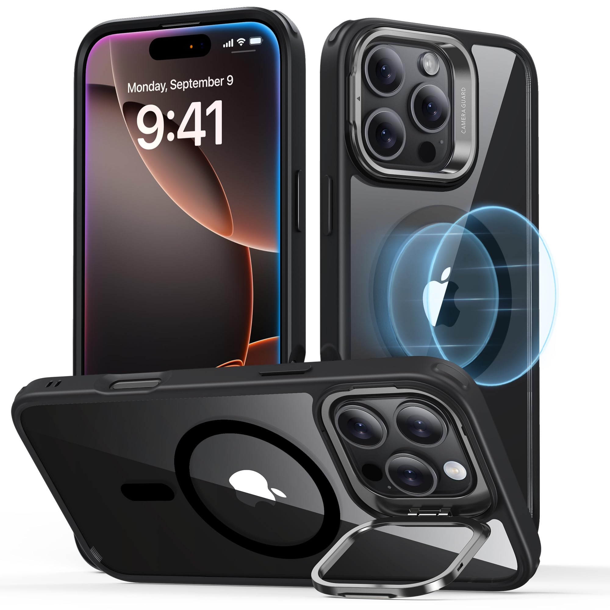 Military-Grade Clear Case for iPhone 16 Pro Max