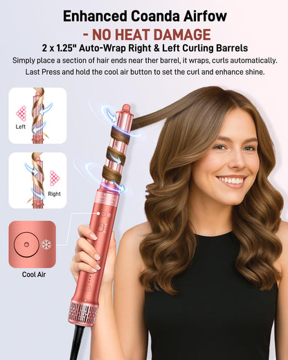 5 In 1 Hair Dryer Brush for Fast Drying and Styling