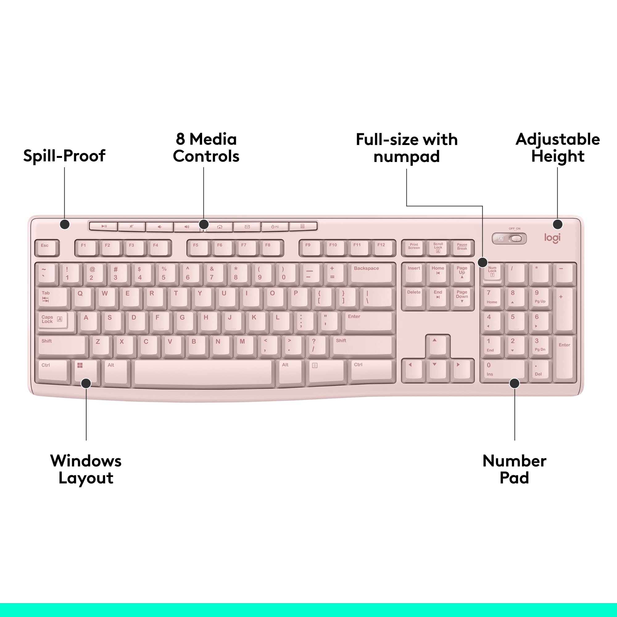 Logitech MK270 Wireless Keyboard and Mouse Combo for Easy Computing