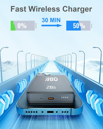 BBD MagSafe Portable Charger 10000mAh PD20W Power Bank