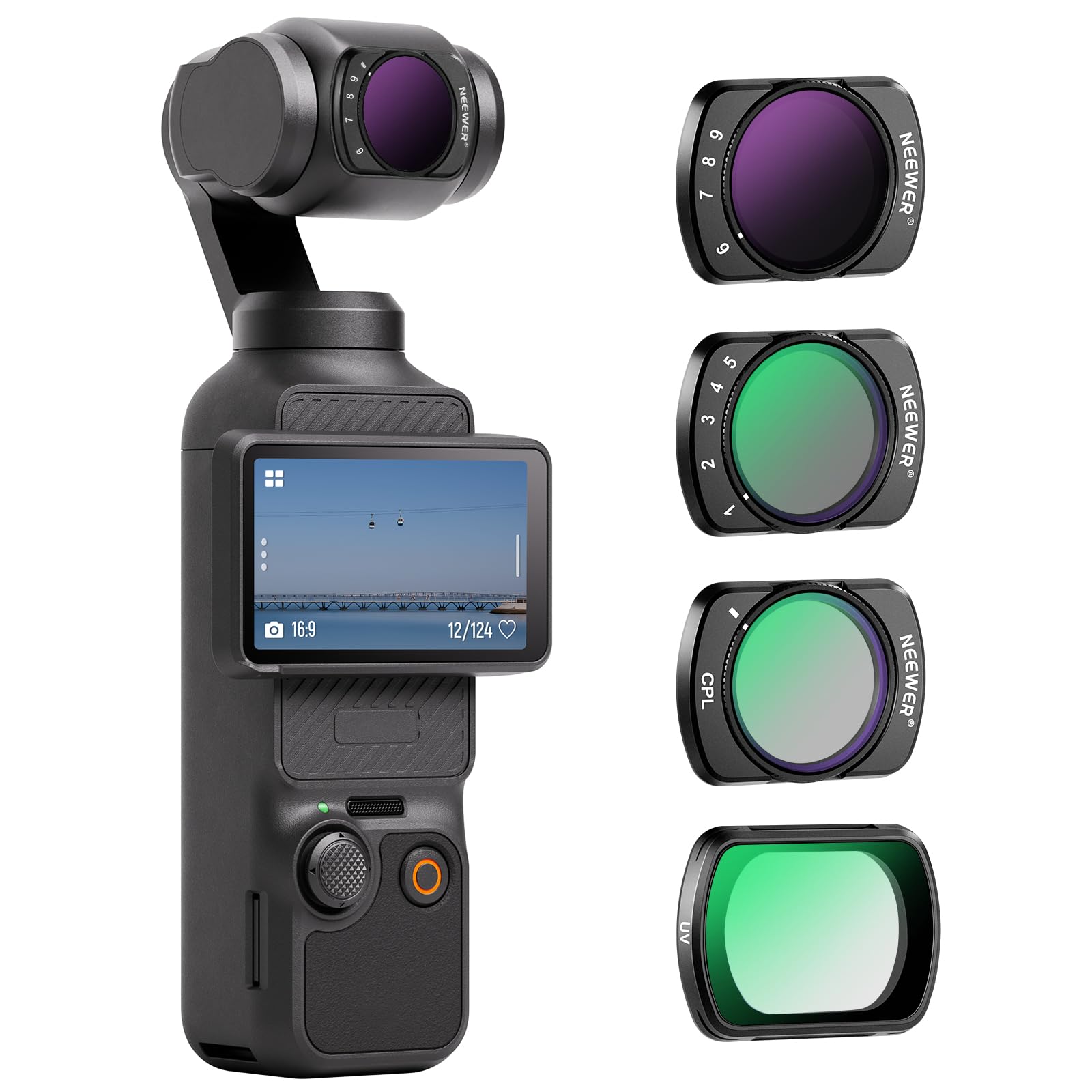 Neewer HD CPL ND Filter Kit for DJI OSMO Pocket