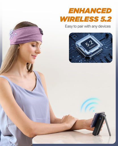 Perytong Sleep Headphones Wireless Bluetooth Headband