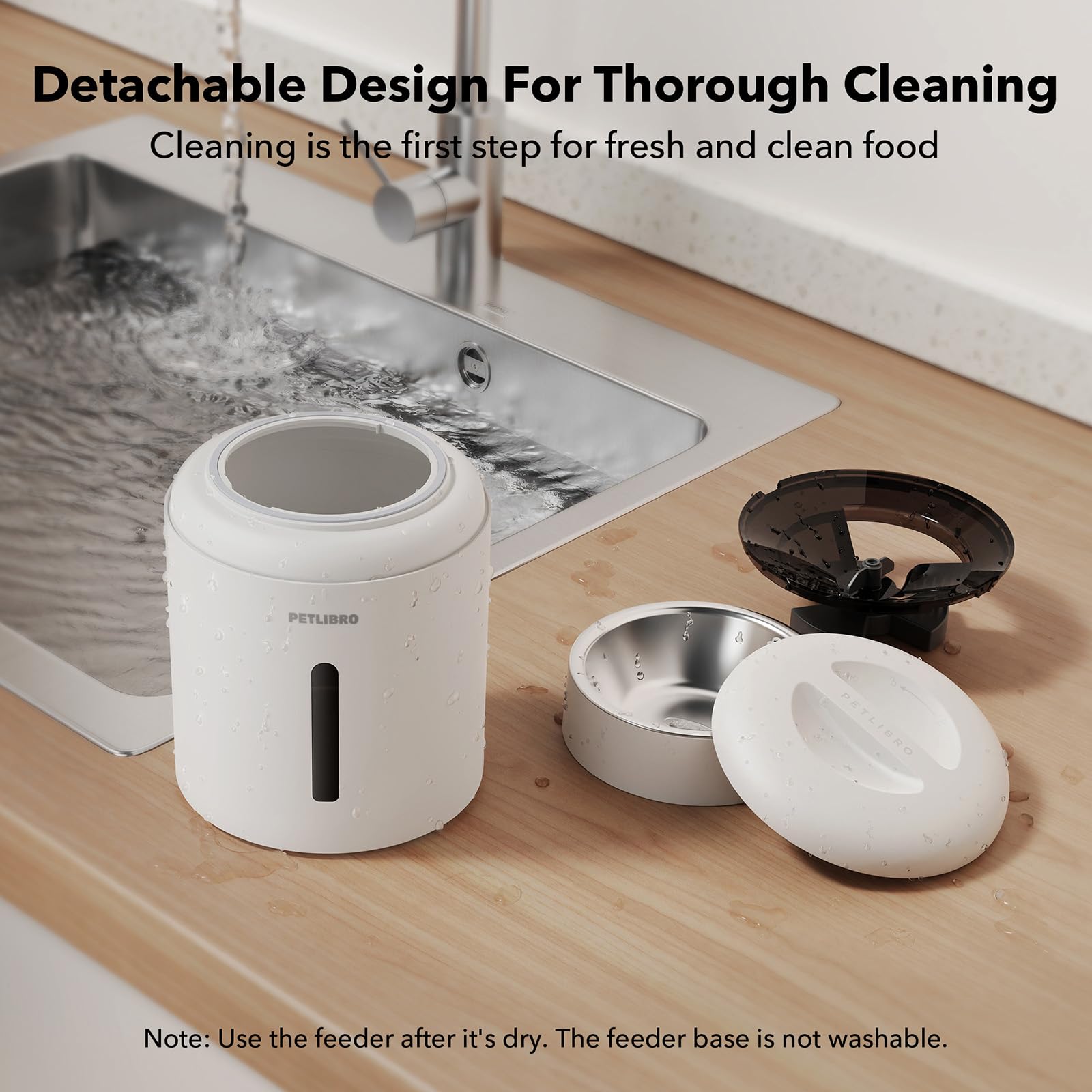 Automatic Cat Feeder with Freshness Preservation and Timed Meals