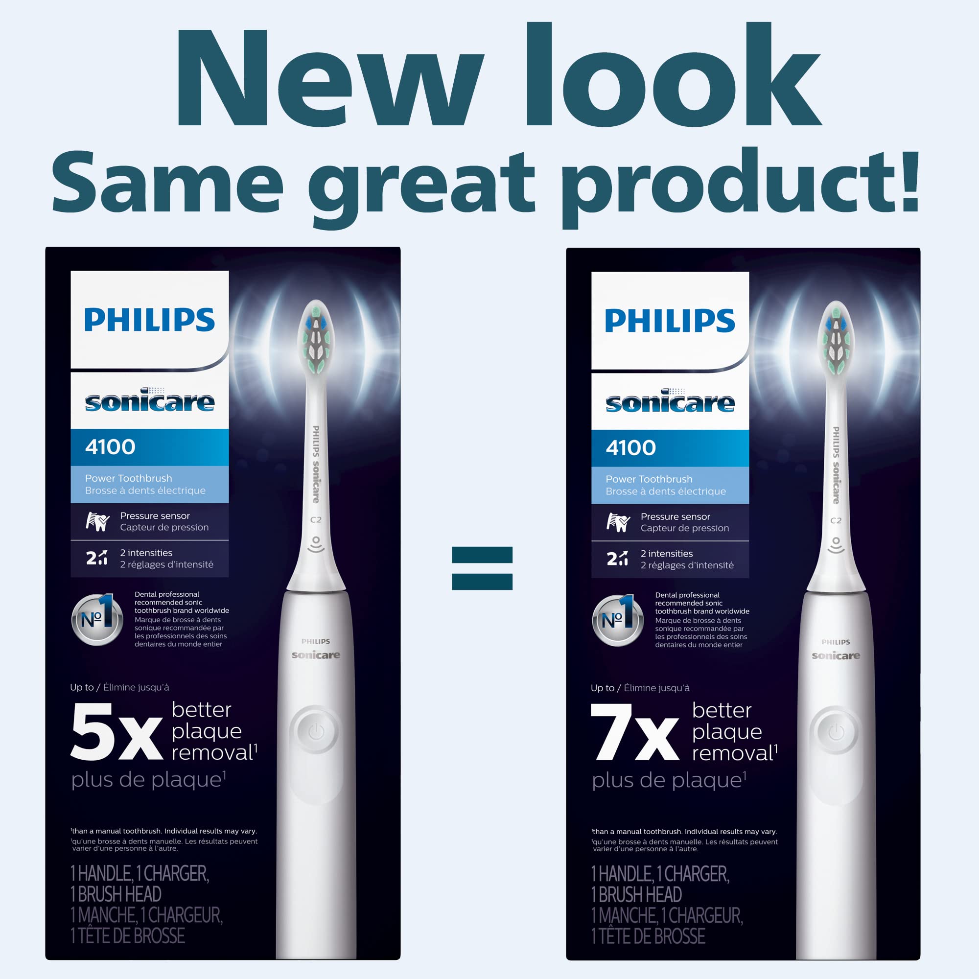 Philips Sonicare 4100 Electric Toothbrush for Superior Plaque Removal