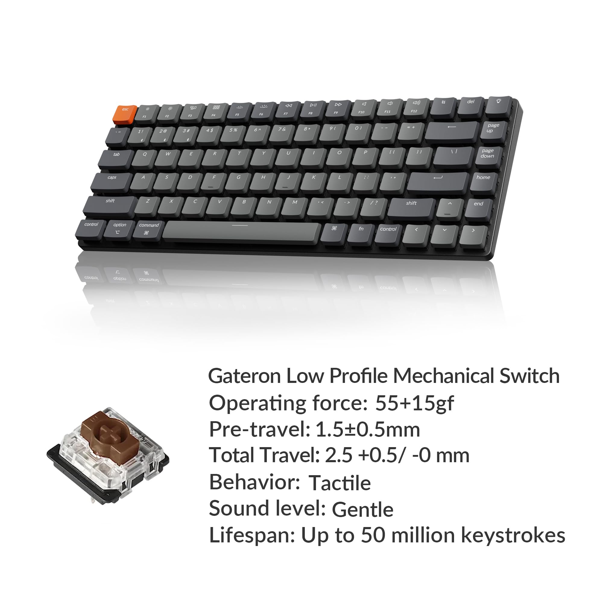 Keychron K3 Ultra Slim Wireless Mechanical Keyboard