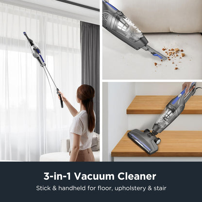 Eureka Corded 3 in 1 Handheld Stick Vacuum for Pet Hair
