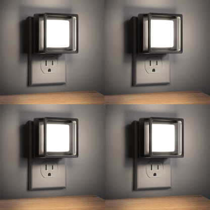 DORESshop LED Night Light 2 Pack Dusk to Dawn Dimmable