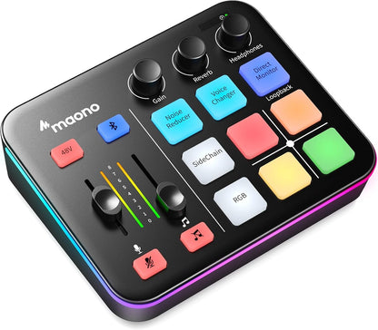 MaonoCaster G1 NEO Gaming Audio Mixer With Pro Preamp RGB