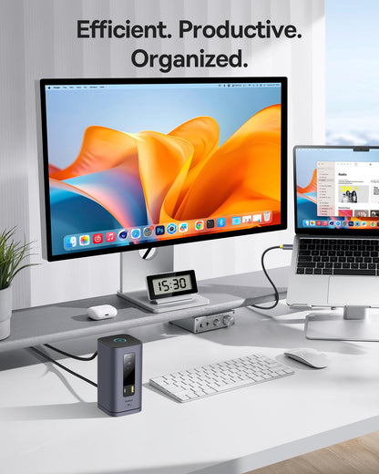 Baseus Spacemate 11 In 1 Docking Station 4K HDMI DP USB C