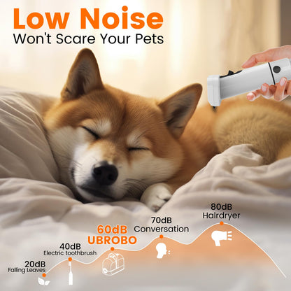 Dog Grooming Vacuum Kit with Low Noise Clippers