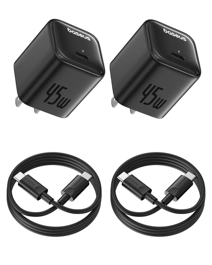 Baseus 45W USB C Fast Charger Block 2 Pack