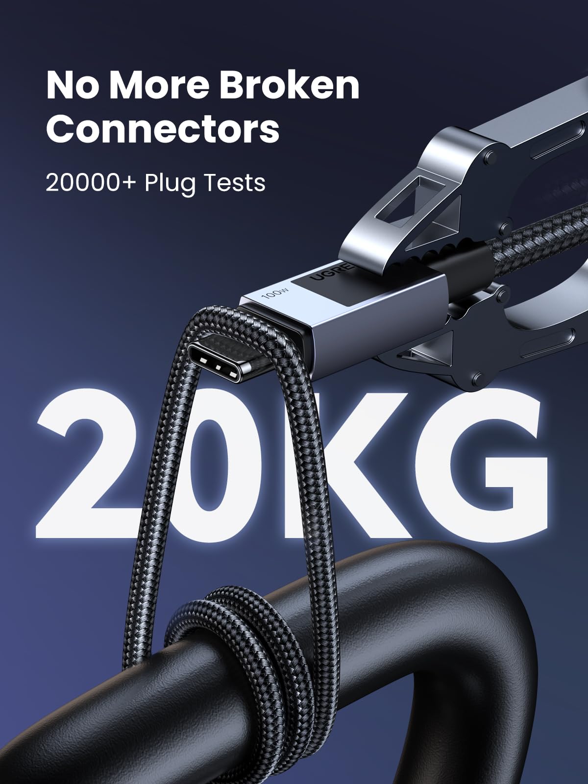 UGREEN 100W Fast Charging USB C Cable 10FT
