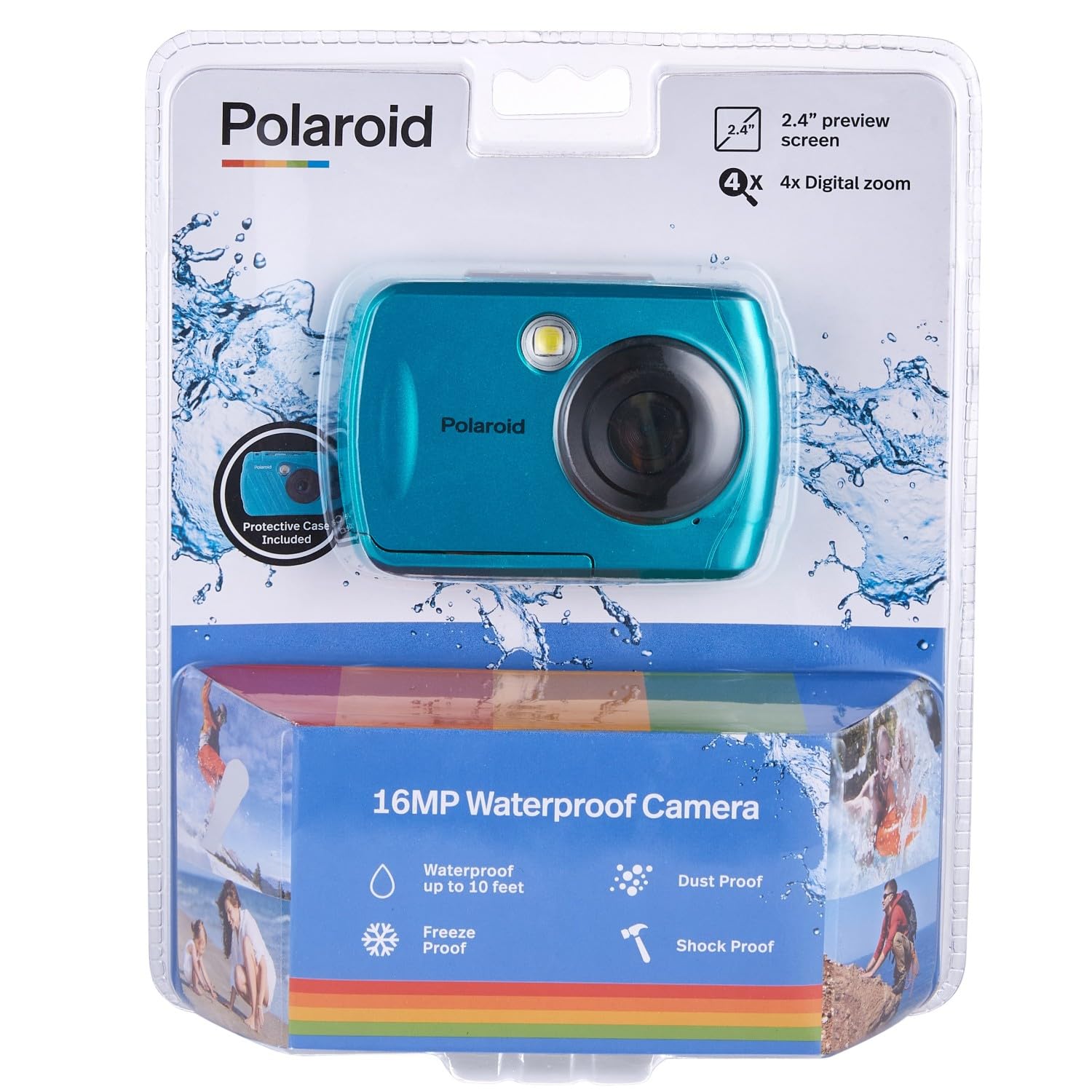 Waterproof 16MP Instant Action Camera for Kids