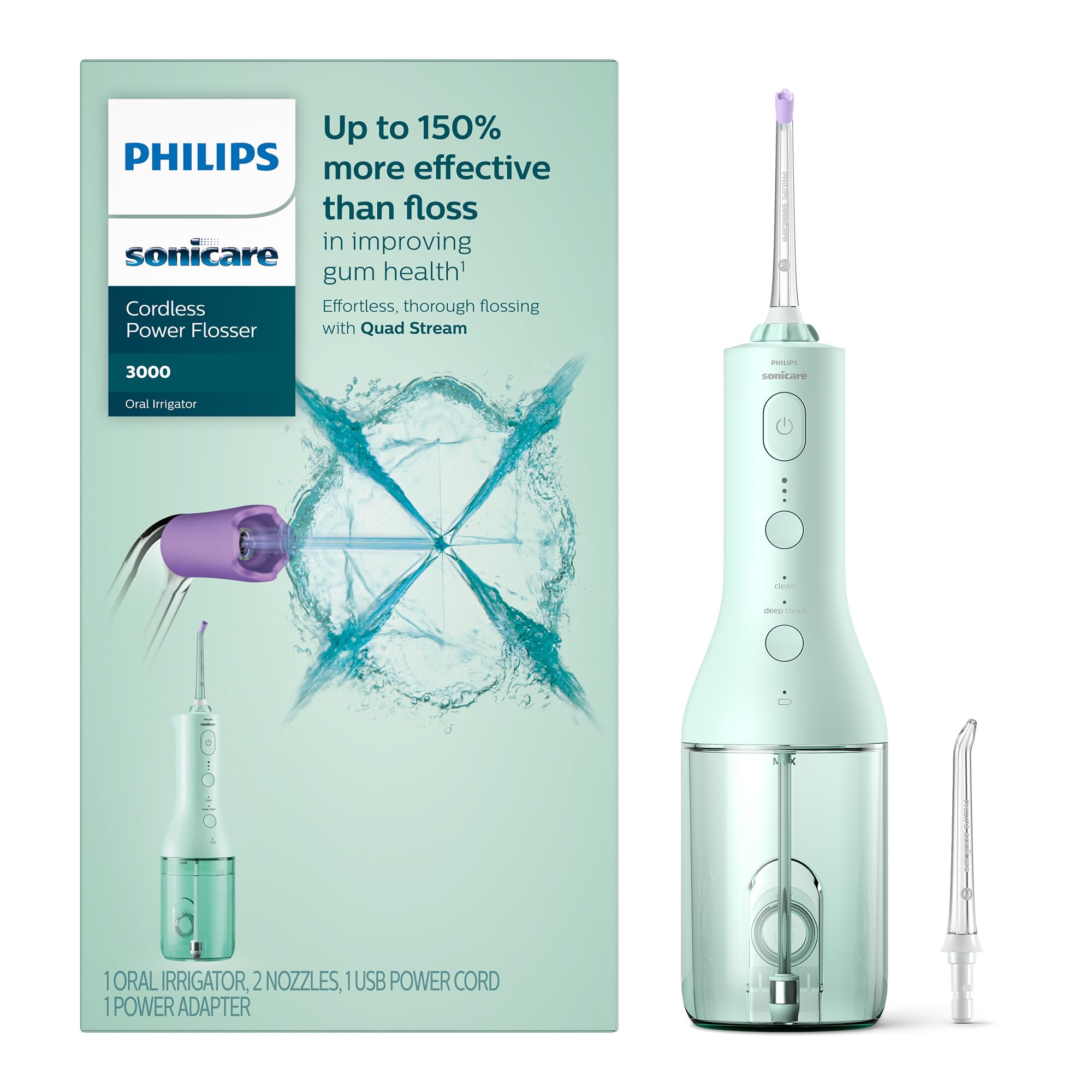 Philips Sonicare Cordless Power Flosser for Superior Gum Health