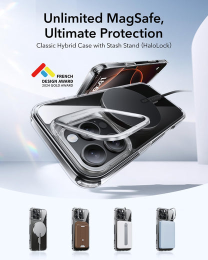 Military-Grade Clear Case for iPhone 16 Pro Max