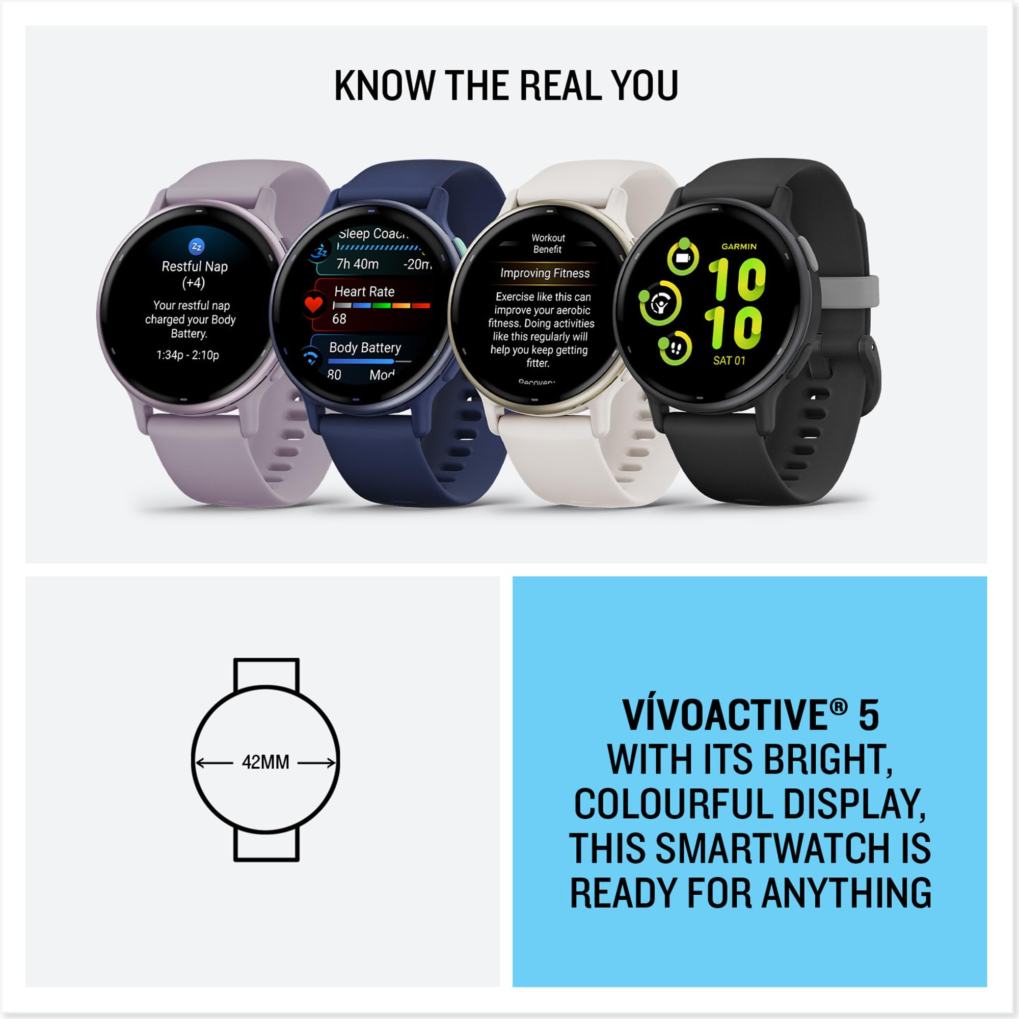 Garmin Vivoactive 5 GPS Smartwatch With AMOLED Display