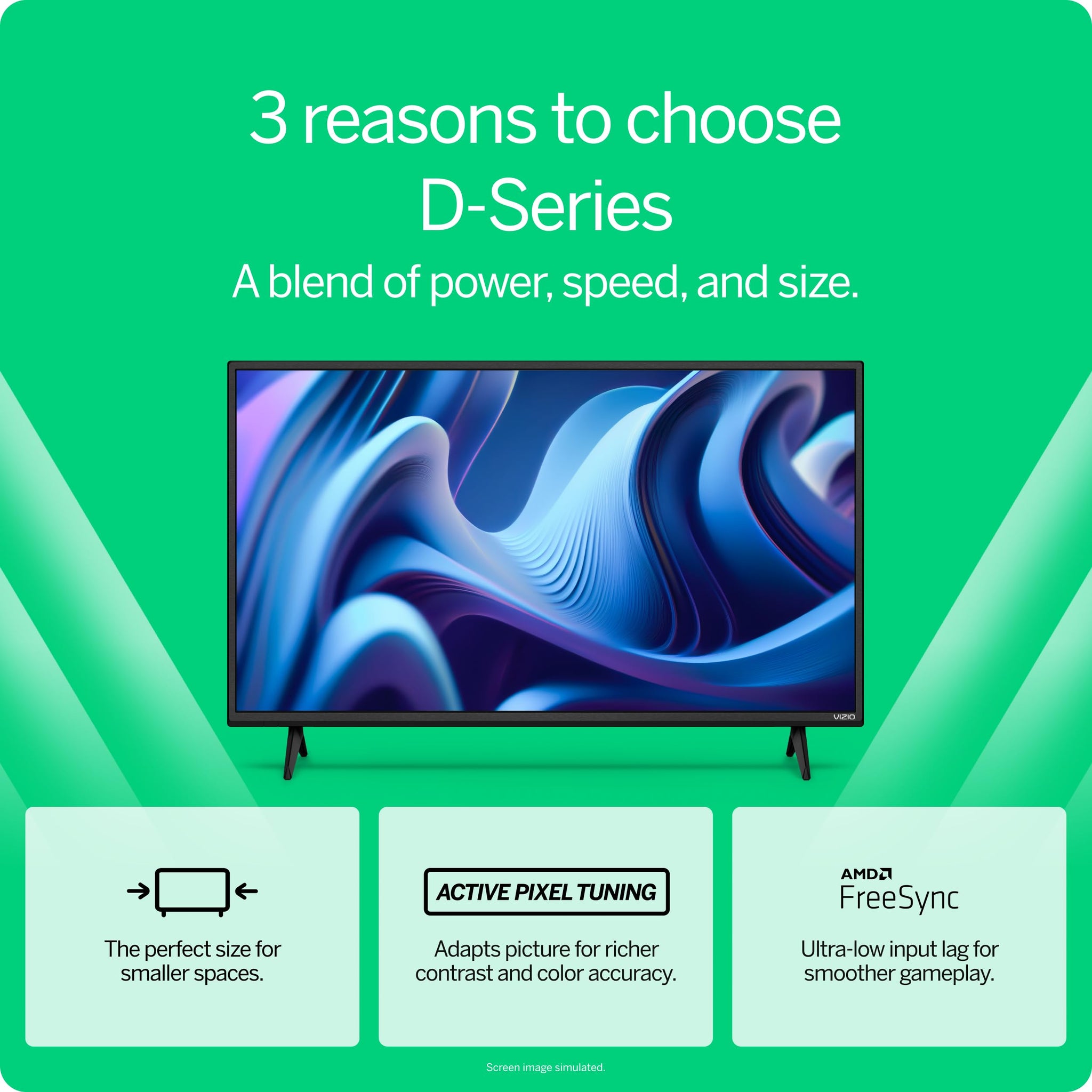 VIZIO 24 Inch Full HD Smart TV with Apple AirPlay