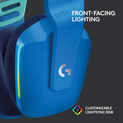 Logitech G733 Wireless Gaming Headset with Premium Audio