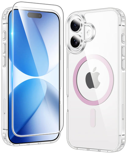 FNTCASE Clear Case For iPhone 17 Pro Max Screen Protector