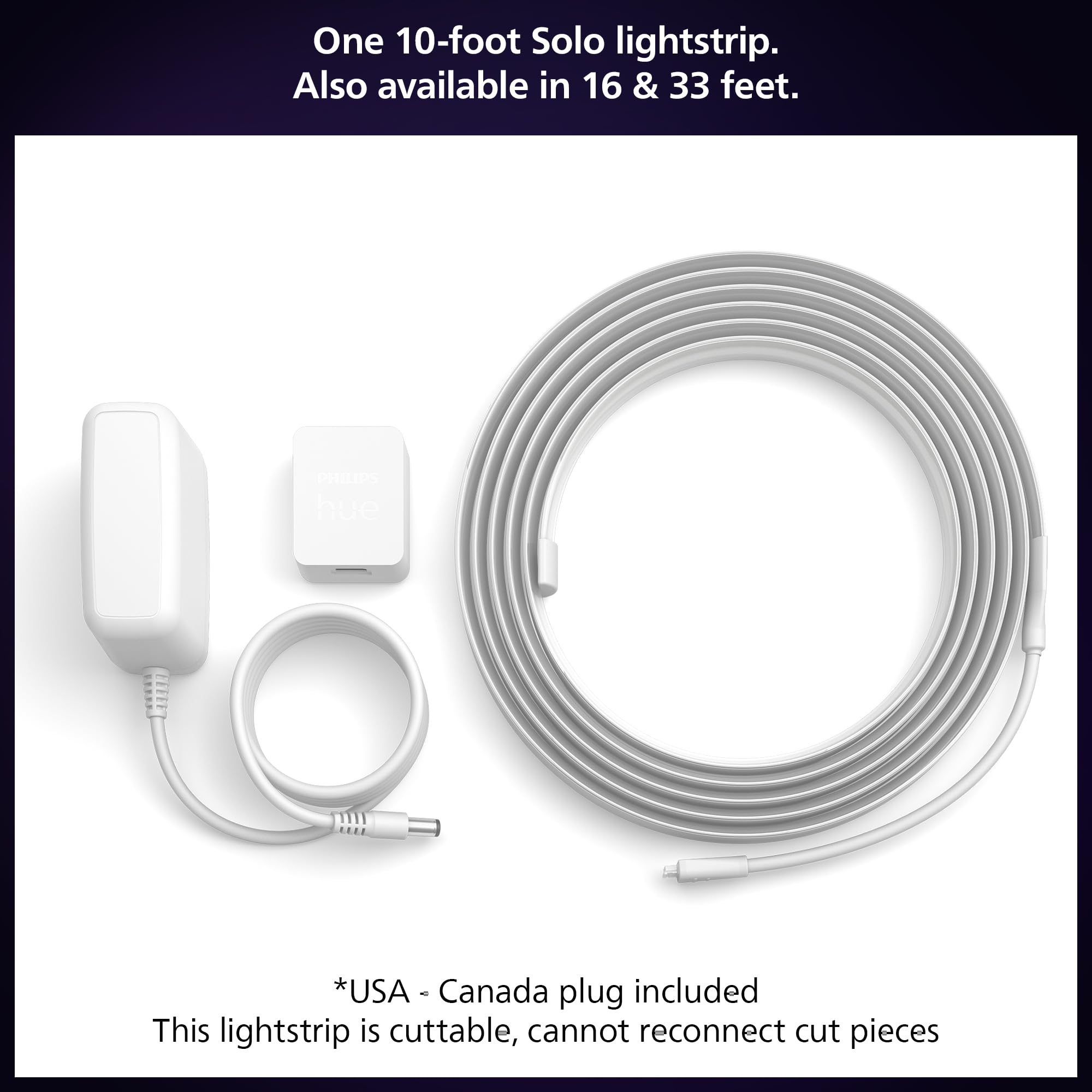 Philips Hue Smart LED Lightstrip Enhances Home Ambiance