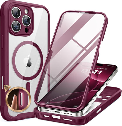 Miracase Glass Series iPhone 11 Rugged Case 6.1 9H Purple
