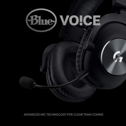 Logitech G Pro X SE वायर्ड गेमिंग हेडसेट ब्लू VOICE के साथ