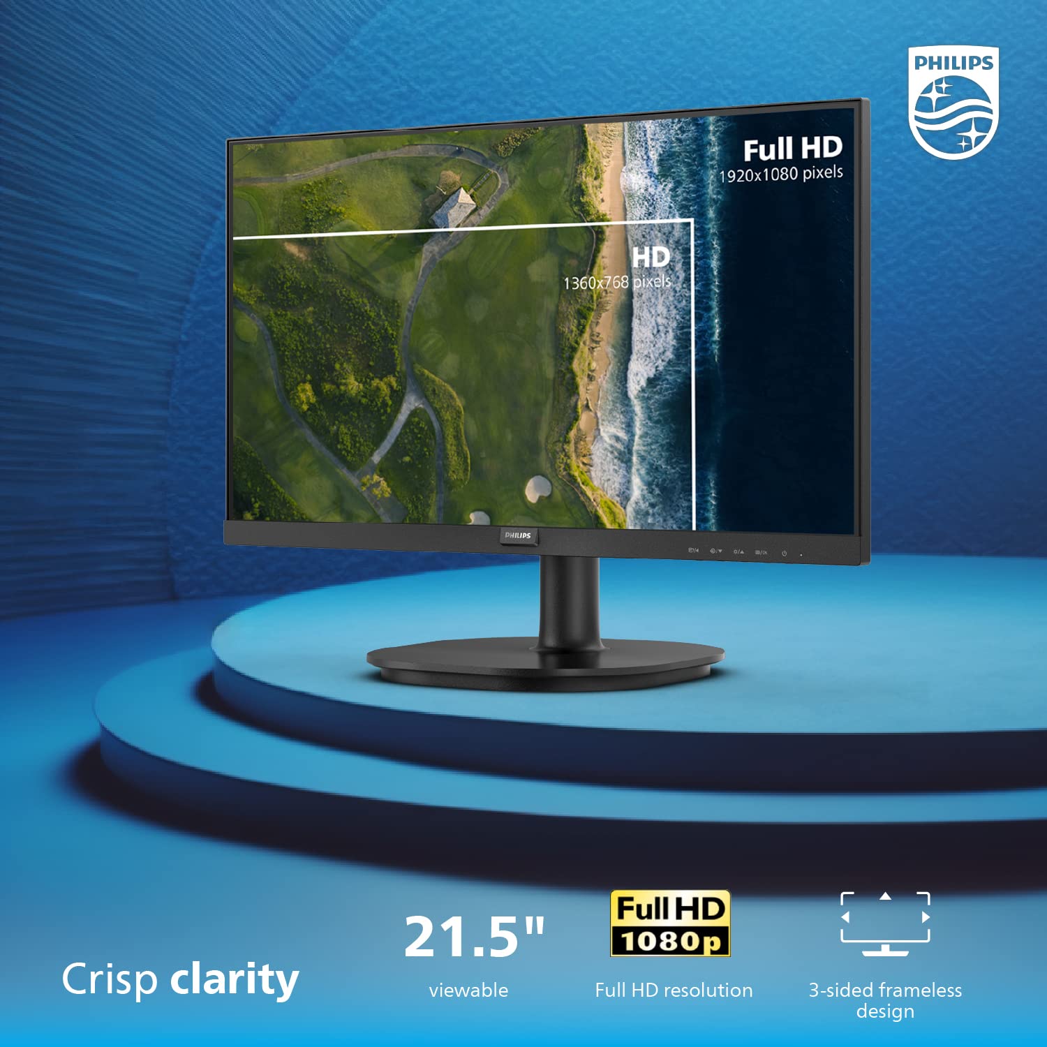 Philips 24 Inch Full HD Monitor with Eye Care Technology