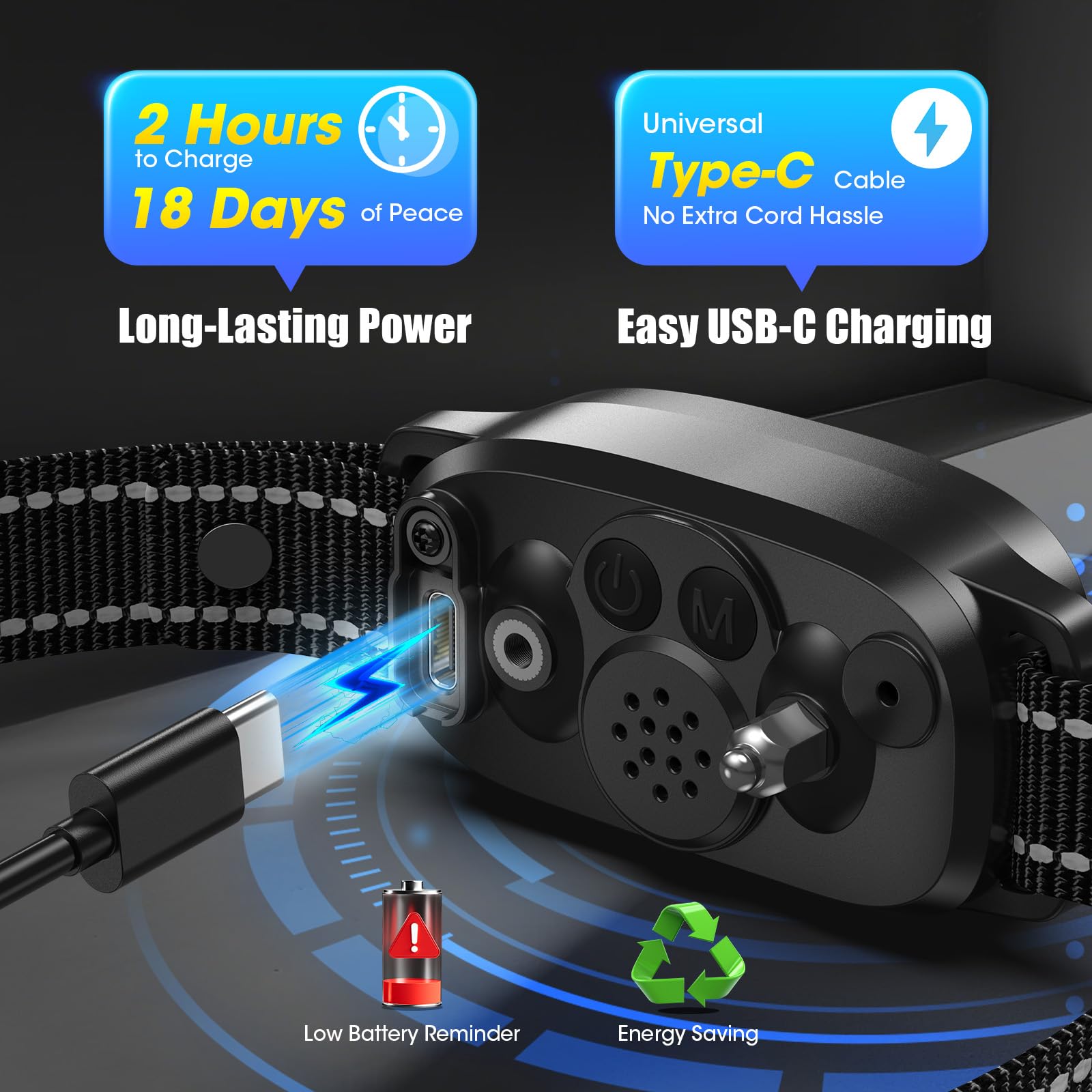 Smart AI Bark Collar with Rechargeable Waterproof Design